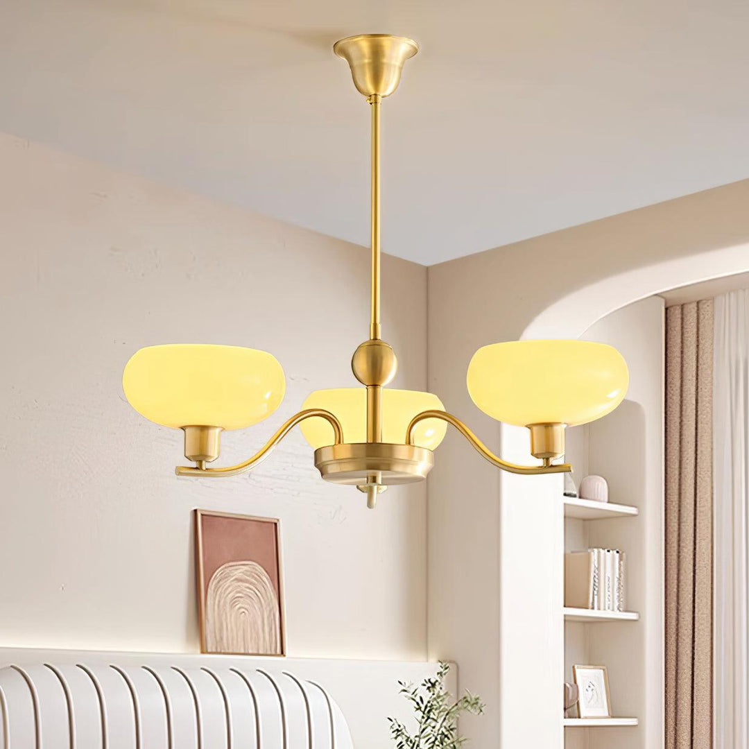 Havana Chandelier en Laiton et Verre - Neutralighting