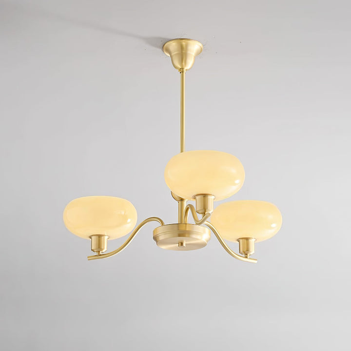 Havana Chandelier en Laiton et Verre - Neutralighting