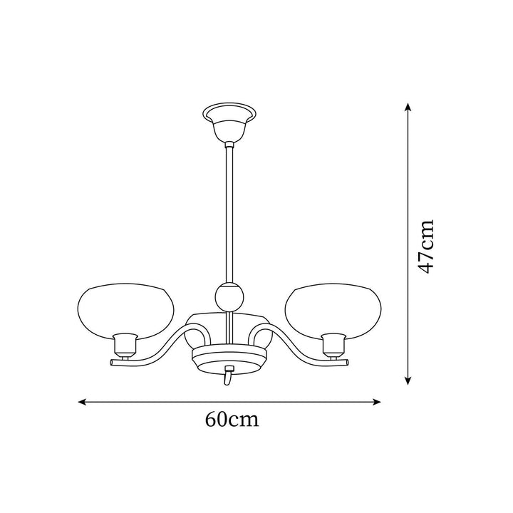 Havana Chandelier en Laiton et Verre - Neutralighting