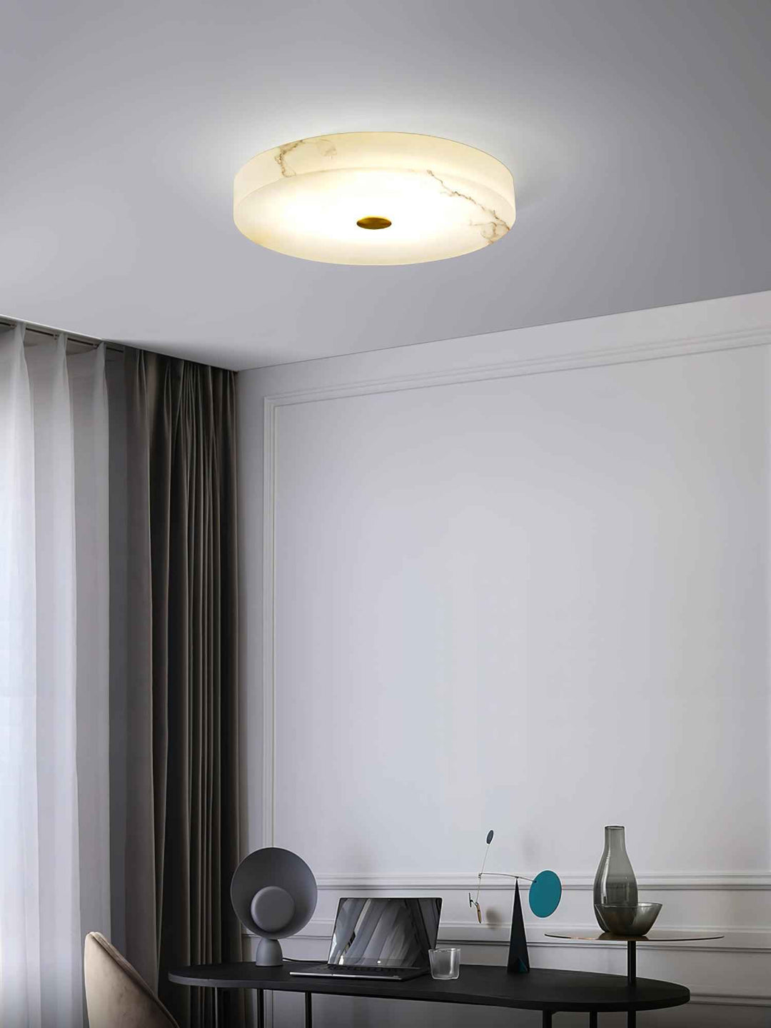 Olaean Métal 30cm Noir LED 18W