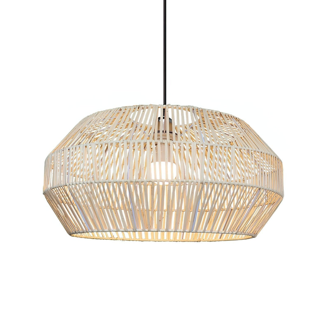 Cucarel Suspension Industrielle en Rotin - Neutralighting