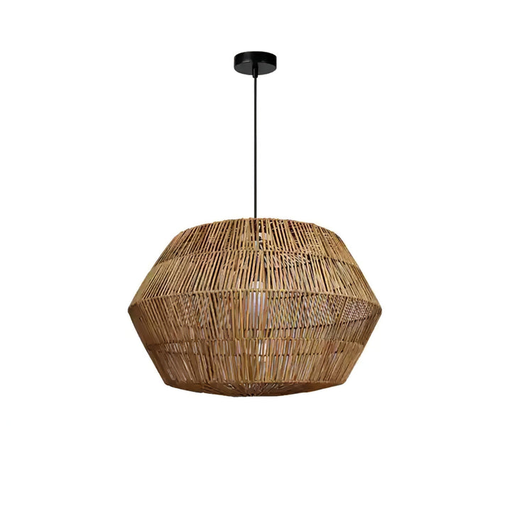 Cucarel Suspension Industrielle en Rotin - Neutralighting