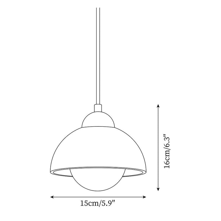 Suspension Bois Dessus Jaune Travertin Verre Blanc Beige Moderne - Neutralighting
