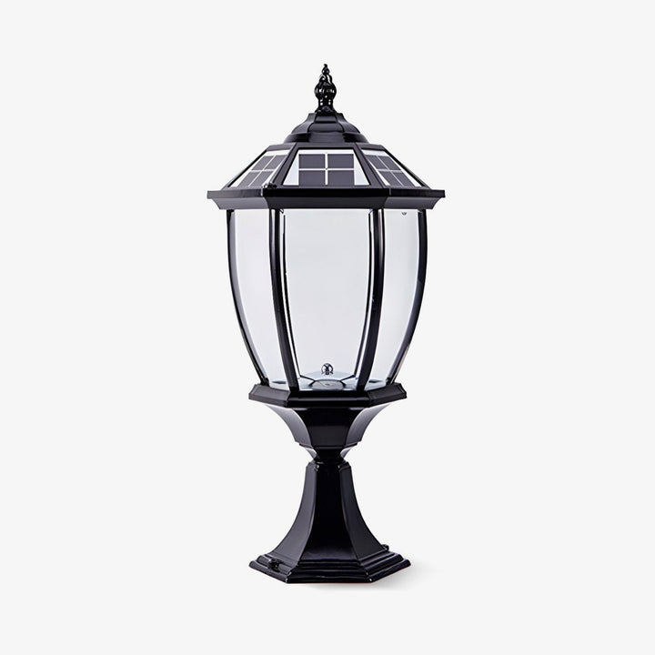 Cezoria Lampe Extérieure Solaire en Verre Unique - Neutralighting