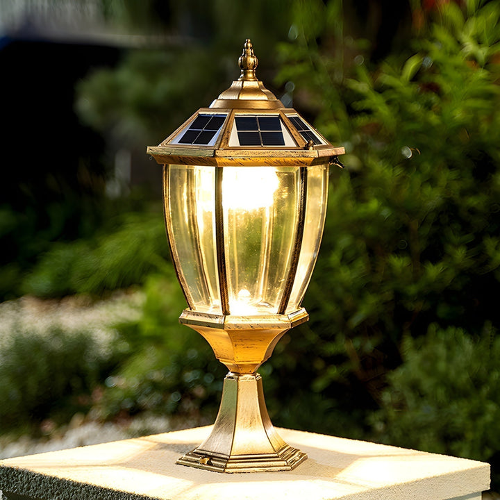 Cezoria Lampe Extérieure Solaire en Verre Unique - Neutralighting