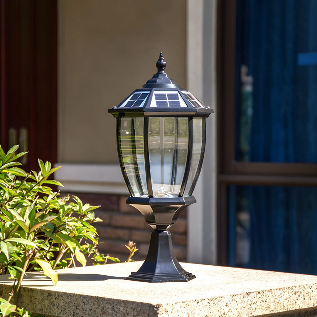 Cezoria Lampe Extérieure Solaire en Verre Unique - Neutralighting