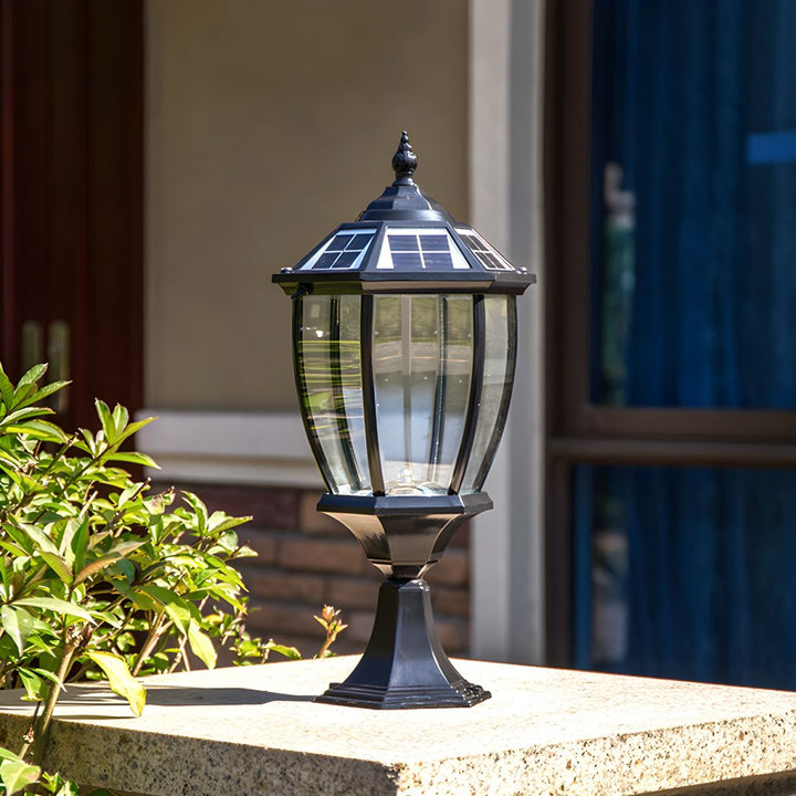 Cezoria Lampe Extérieure Solaire en Verre Unique - Neutralighting