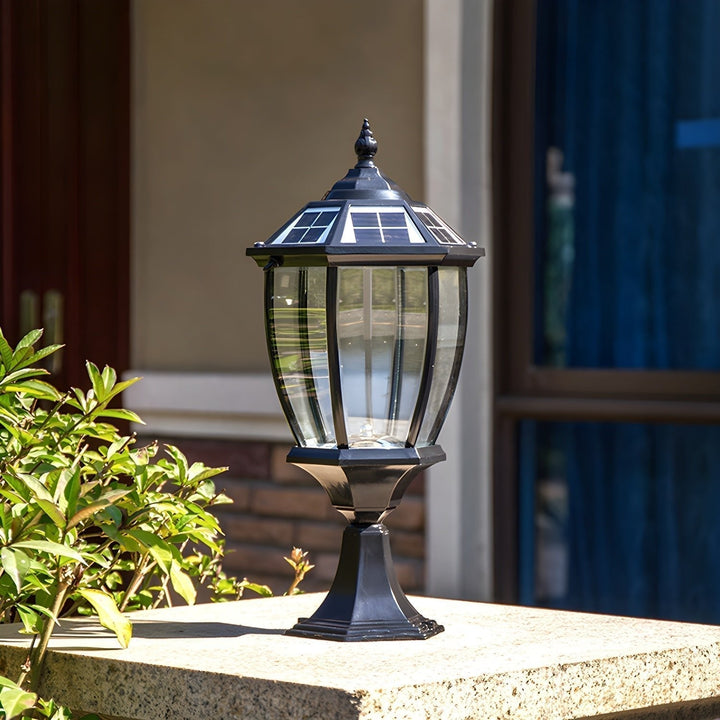 Cezoria Lampe Extérieure Solaire en Verre Unique - Neutralighting