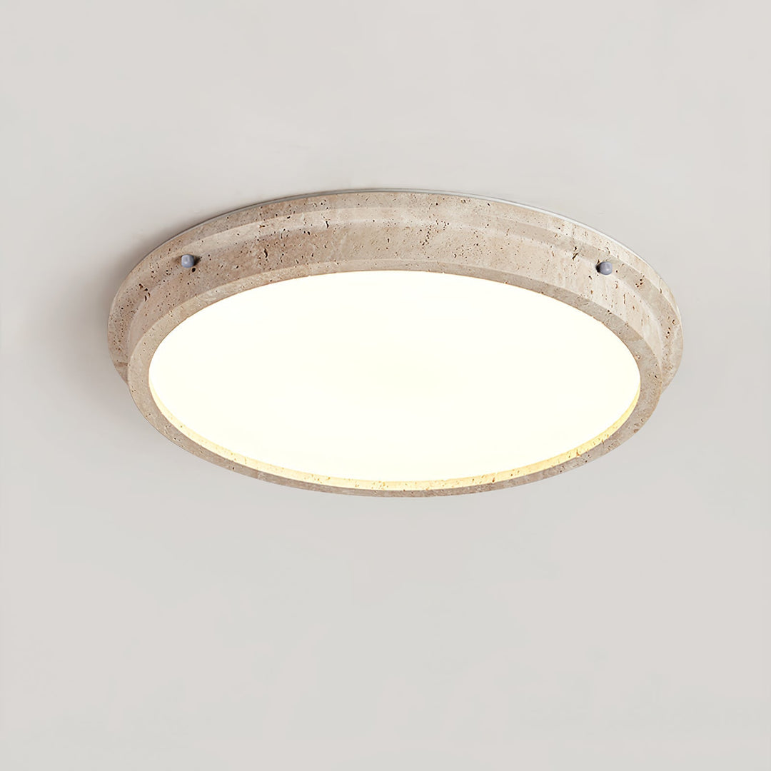 AltheionLumière de Plafond Élégante en Travertin - Neutralighting