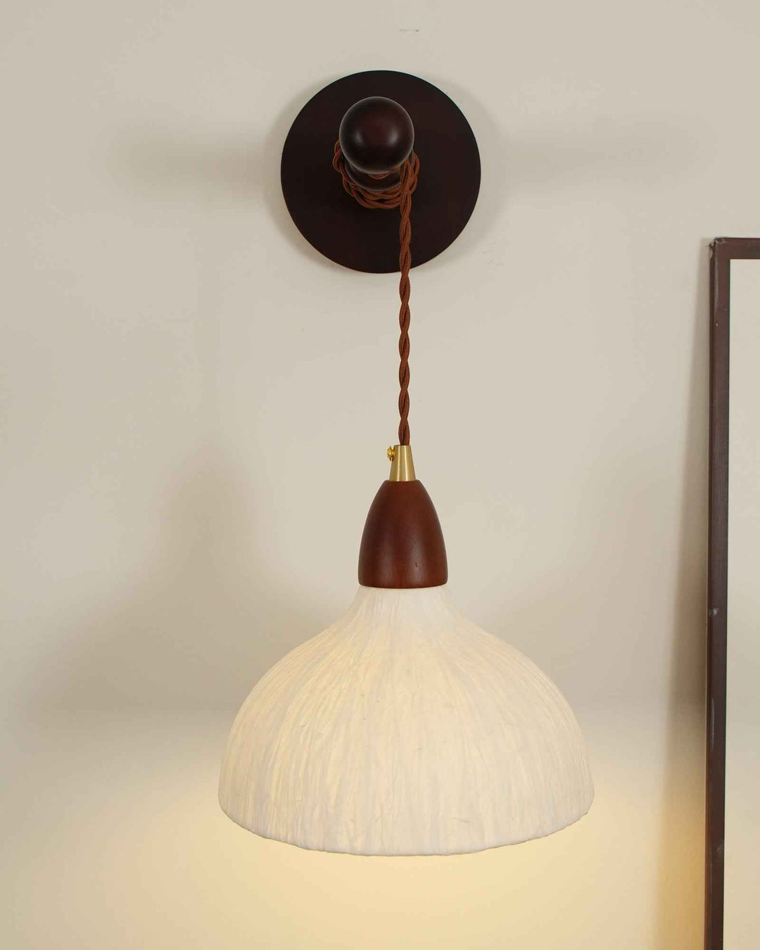 Vitheos Bois 20cm Blanc LED