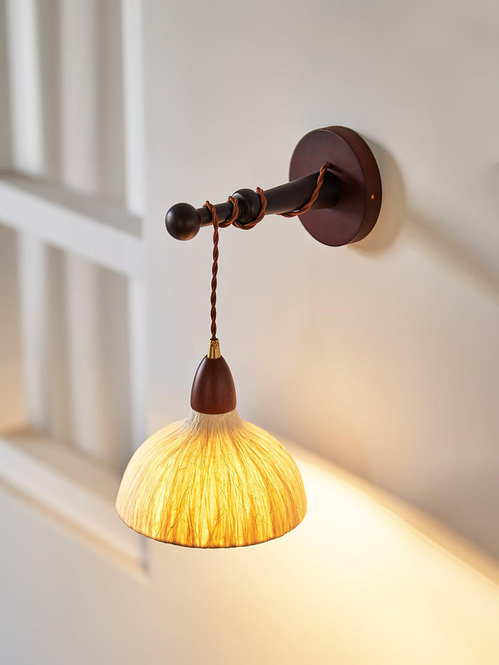 Vitheos Applique Murale en Bois Noyer Naturel Élégante - Neutralighting