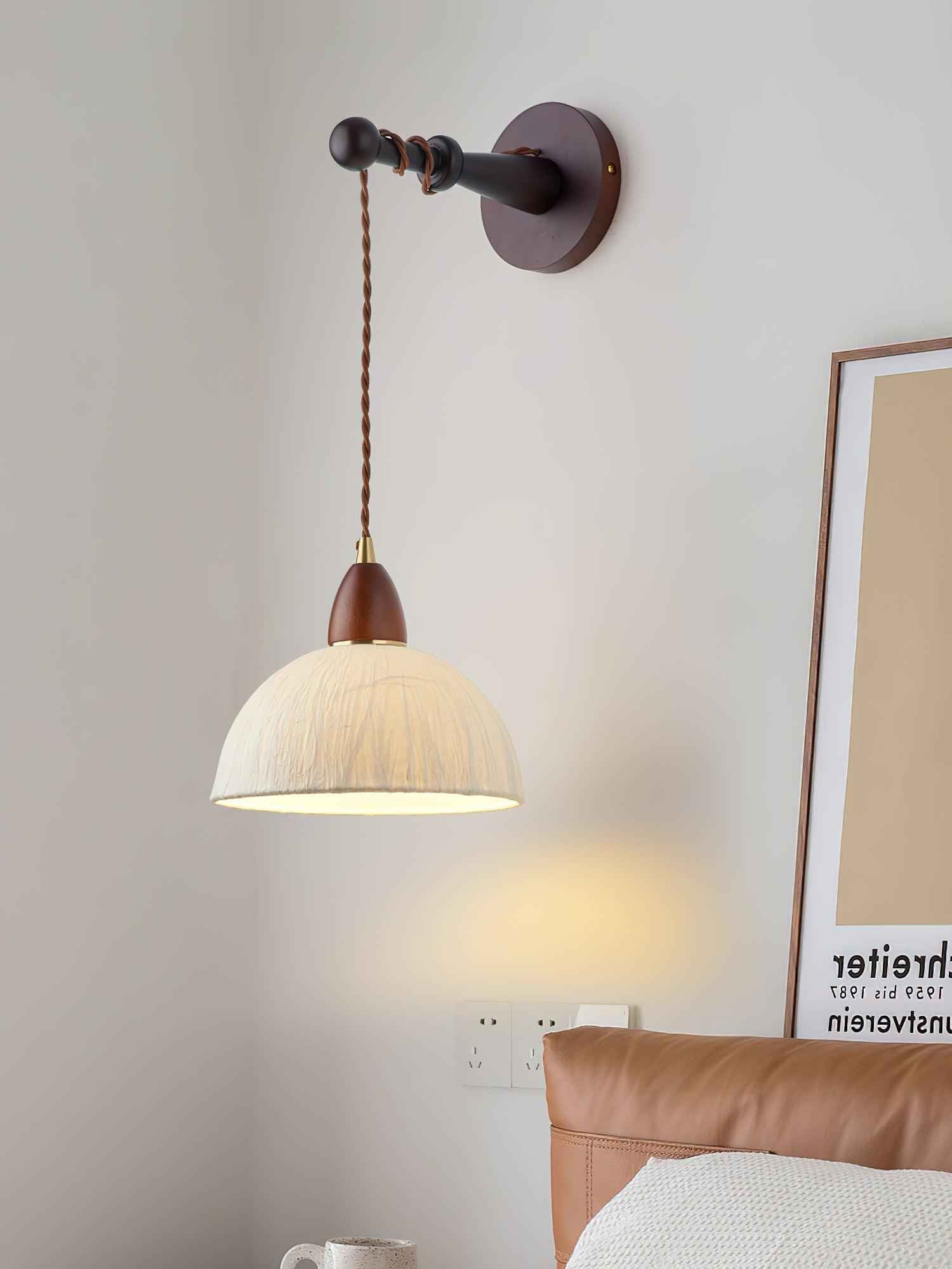 Vitheos Bois 20cm Blanc LED