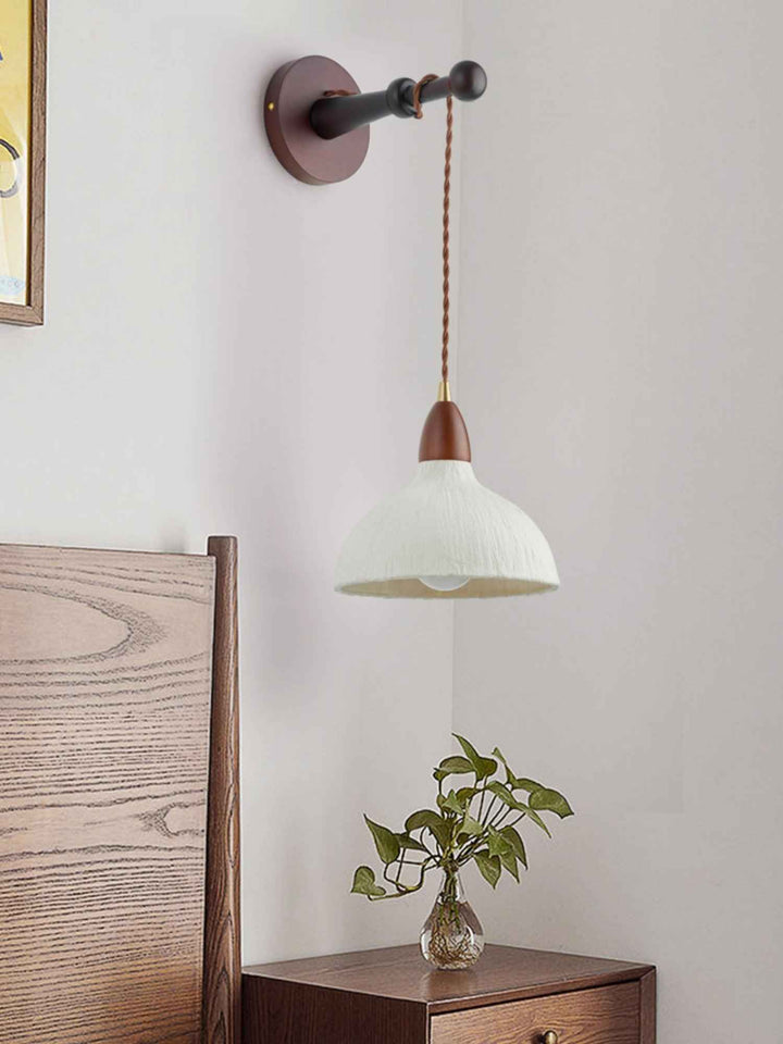 Vitheos Bois 20cm Blanc LED