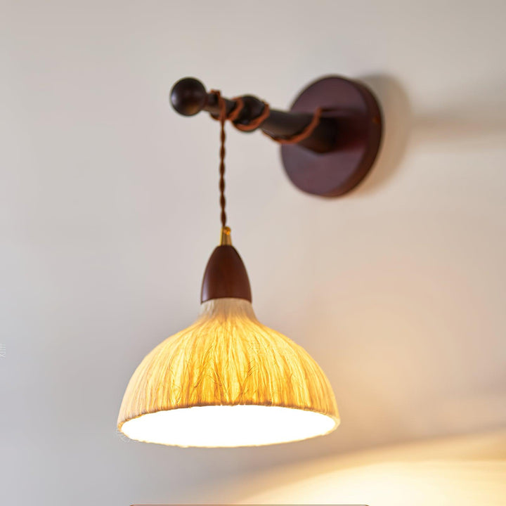 Vitheos Applique Murale en Bois Noyer Naturel Élégante - Neutralighting