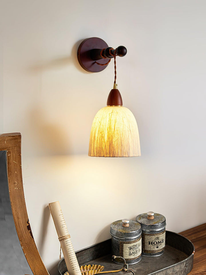 Vitheos Applique Murale en Bois Noyer Naturel Élégante - Neutralighting