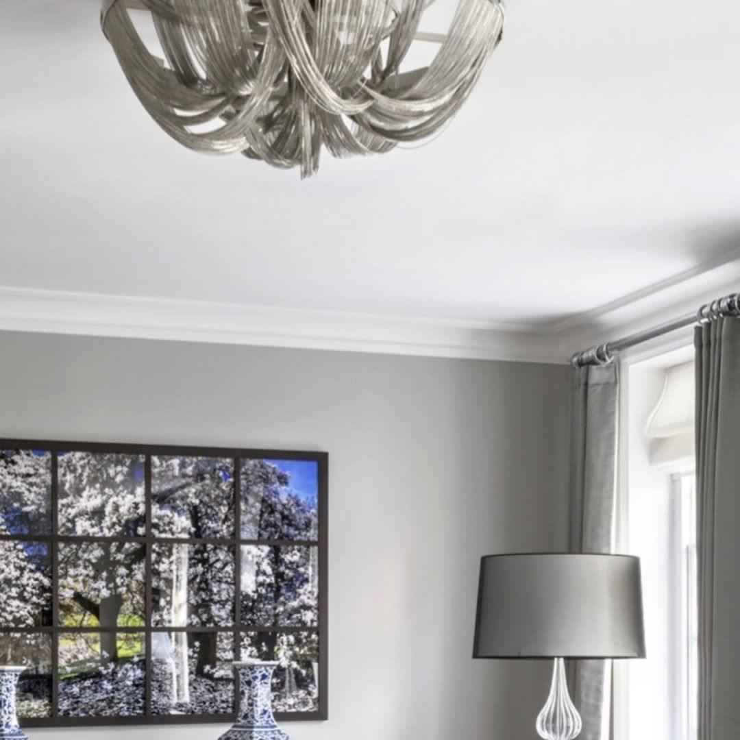 Lustra Métal 40cm Doré LED 15W