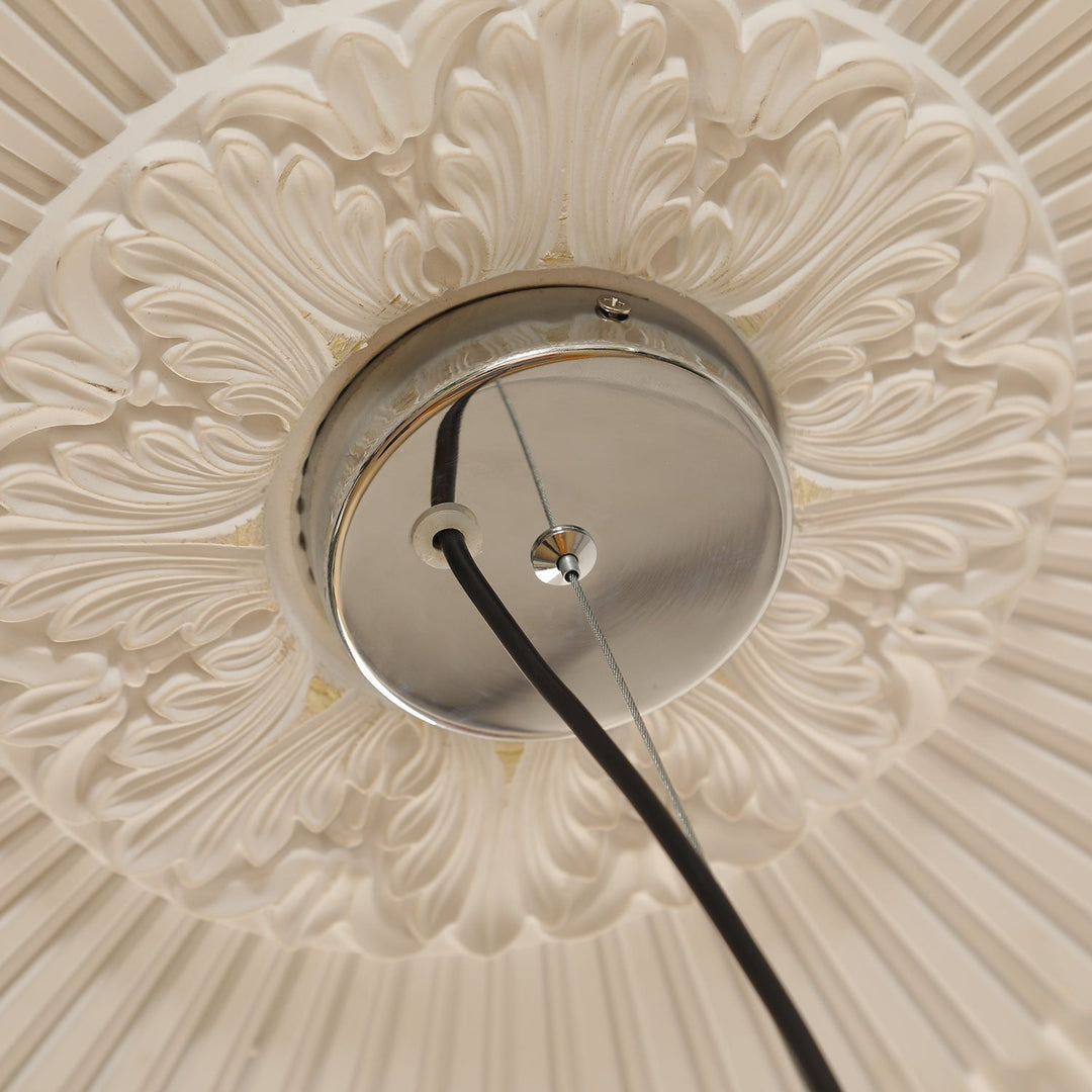 Sowden Lampe Pendentive Cône Bleu Anneaux Orange - Neutralighting