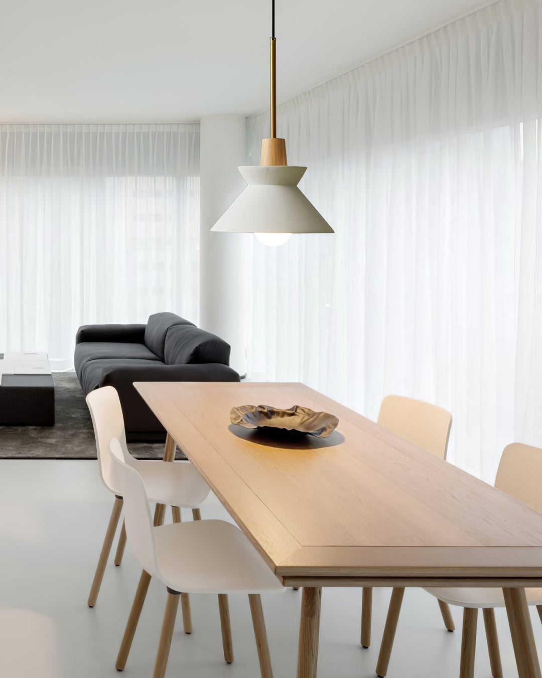 Solara Lampe à suspension en bois Space Nordic Minimaliste - Neutralighting