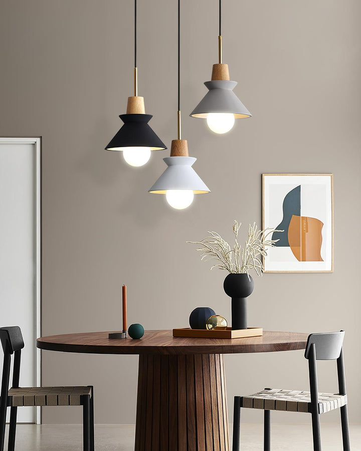 Solara Lampe à suspension en bois Space Nordic Minimaliste - Neutralighting