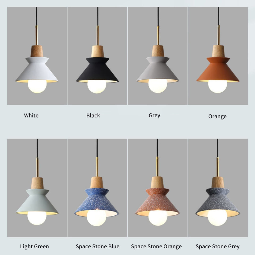 Solara Lampe à suspension en bois Space Nordic Minimaliste - Neutralighting