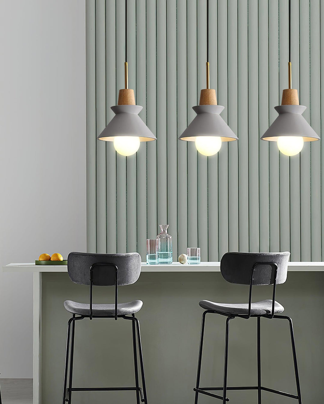 Solara Lampe à suspension en bois Space Nordic Minimaliste - Neutralighting