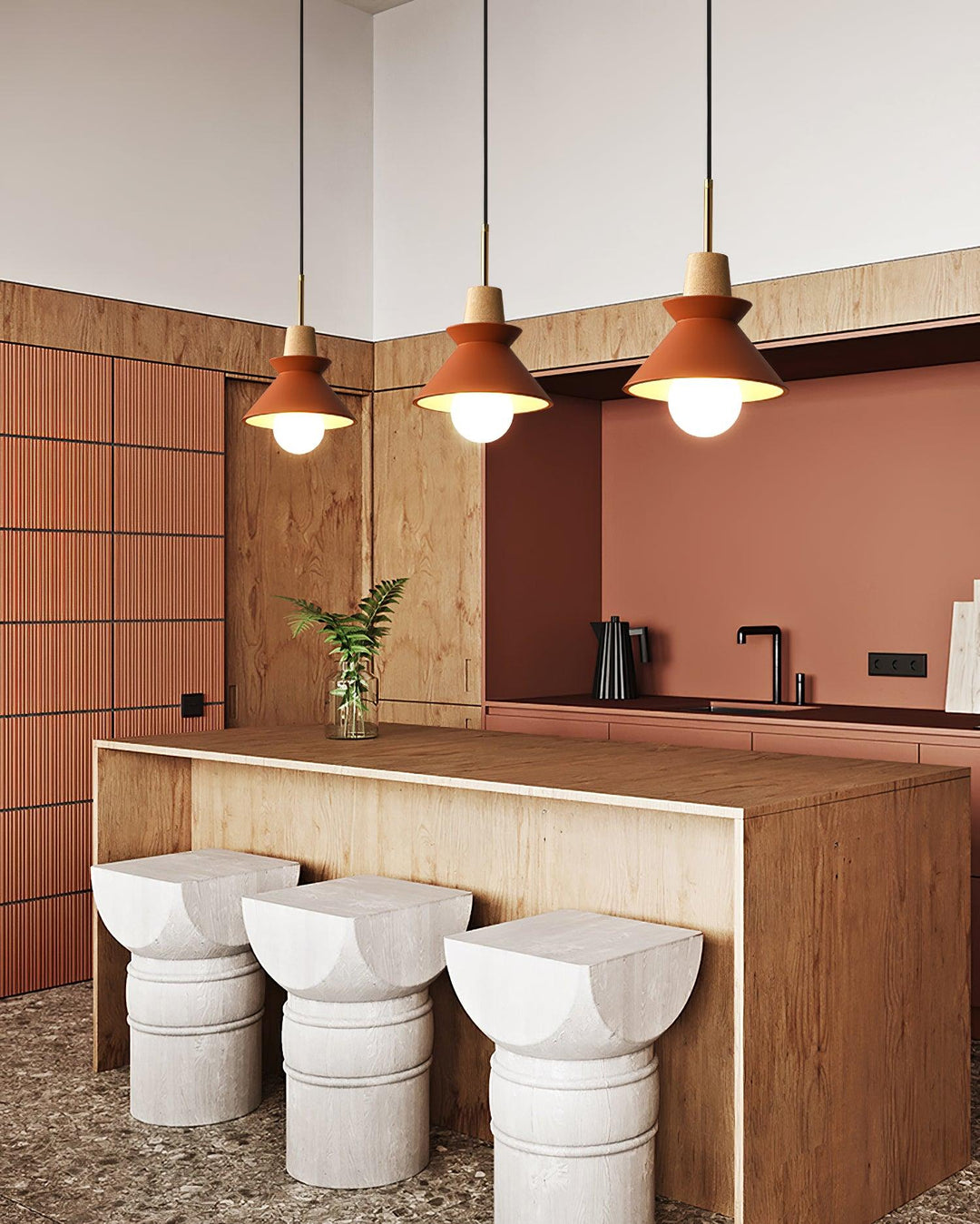 Solara Lampe à suspension en bois Space Nordic Minimaliste - Neutralighting