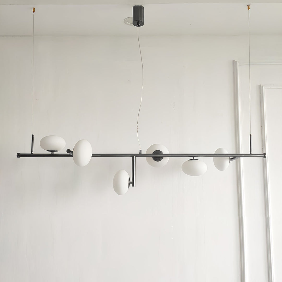 Balance Chandelier en Verre Moderne - Neutralighting