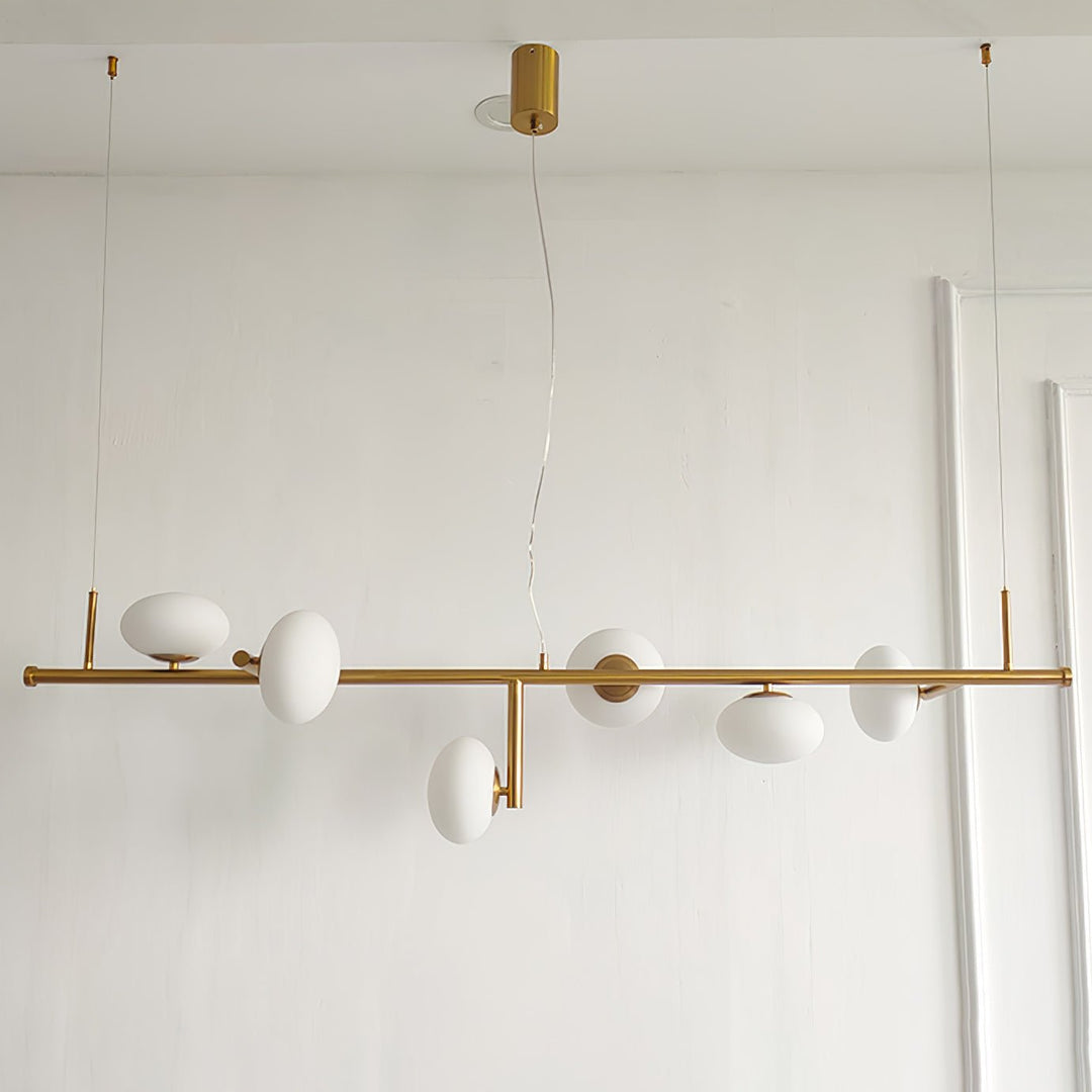 Balance Chandelier en Verre Moderne - Neutralighting