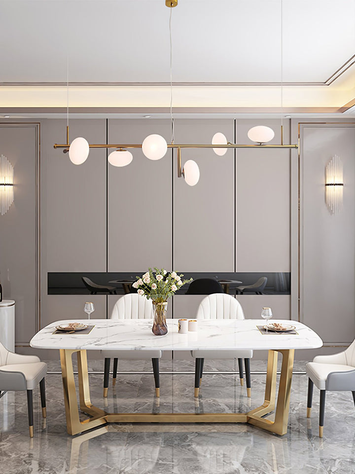 Balance Chandelier en Verre Moderne - Neutralighting