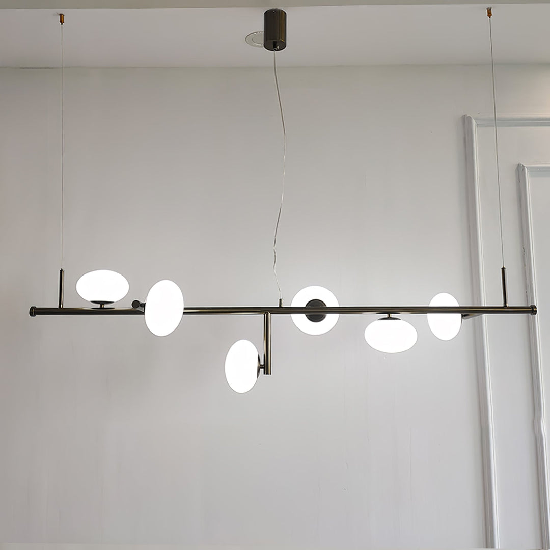 Balance Chandelier en Verre Moderne - Neutralighting