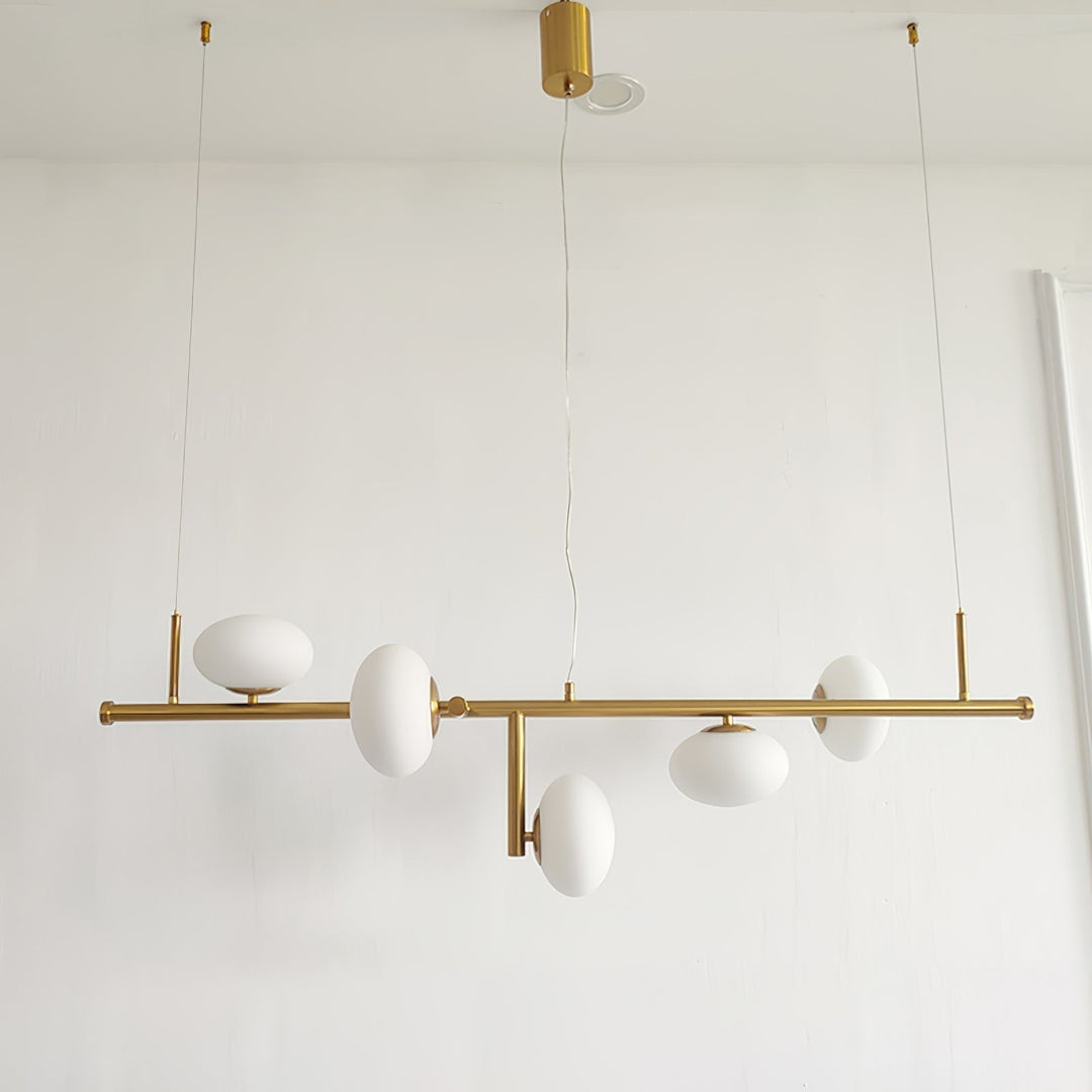 Balance Chandelier en Verre Moderne - Neutralighting