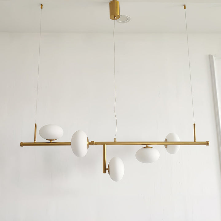Balance Chandelier en Verre Moderne - Neutralighting