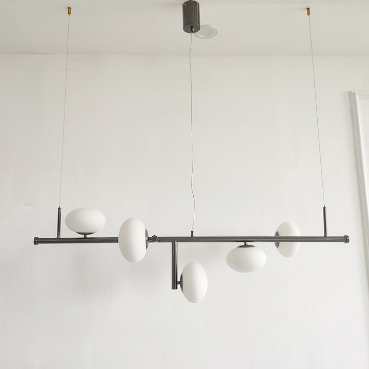 Balance Chandelier en Verre Moderne - Neutralighting