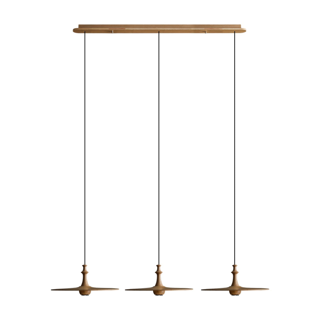 Syrinyra Suspension Sculpturale Disque Bois - Neutralighting
