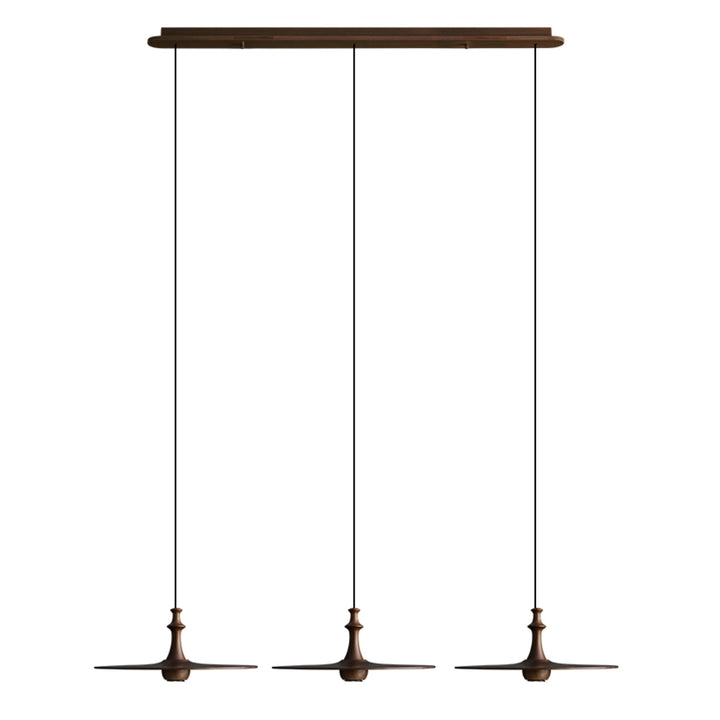 Syrinyra Suspension Sculpturale Disque Bois - Neutralighting
