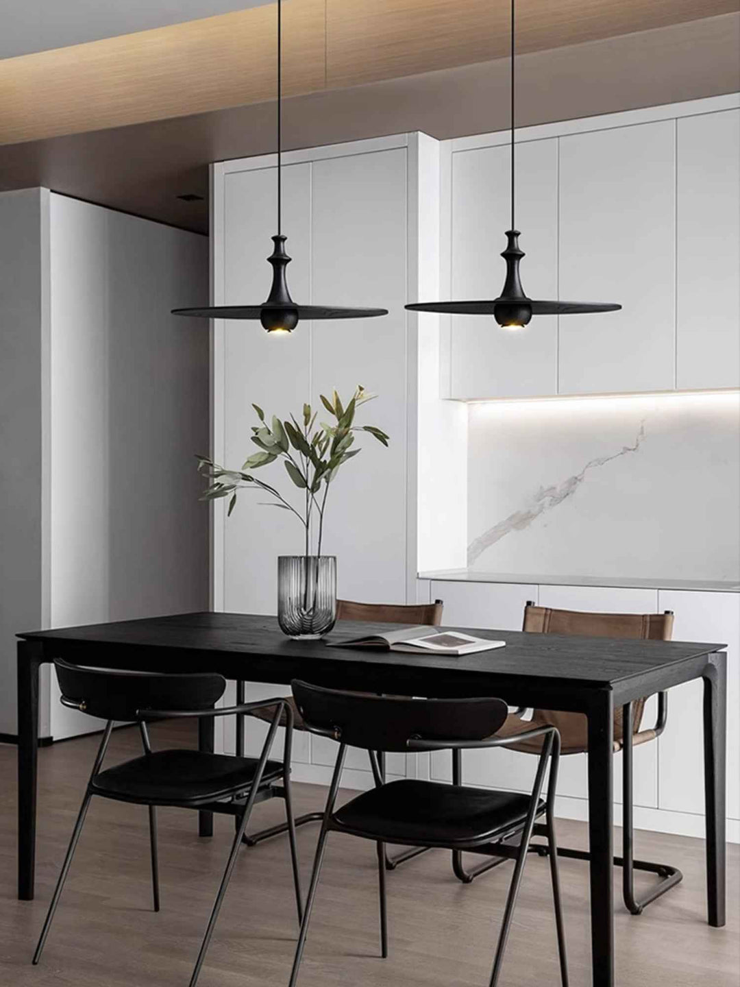 Syrinyra Suspension Sculpturale Disque Bois - Neutralighting