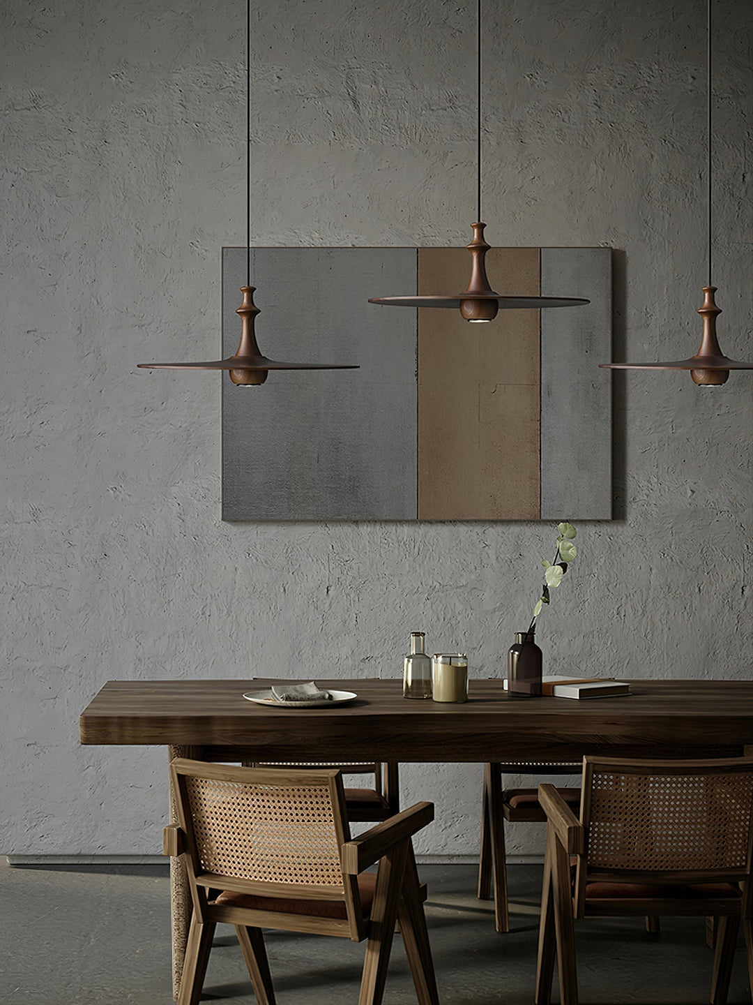Syrinyra Suspension Sculpturale Disque Bois - Neutralighting