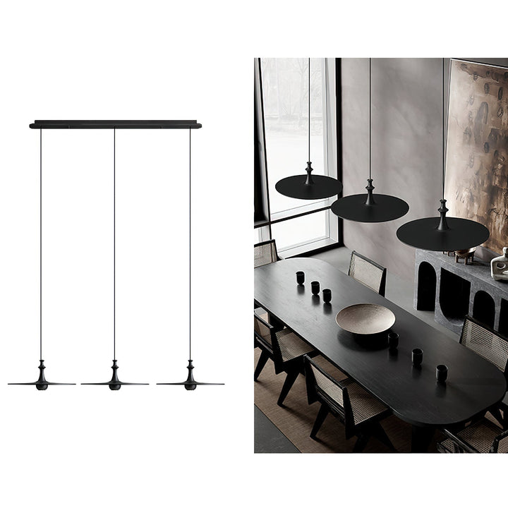Syrinyra Suspension Sculpturale Disque Bois - Neutralighting