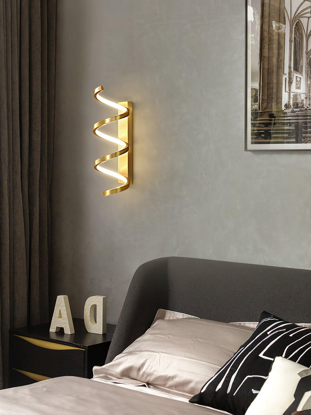 Asilion Applique Murale Spirale Art Nordique - Neutralighting