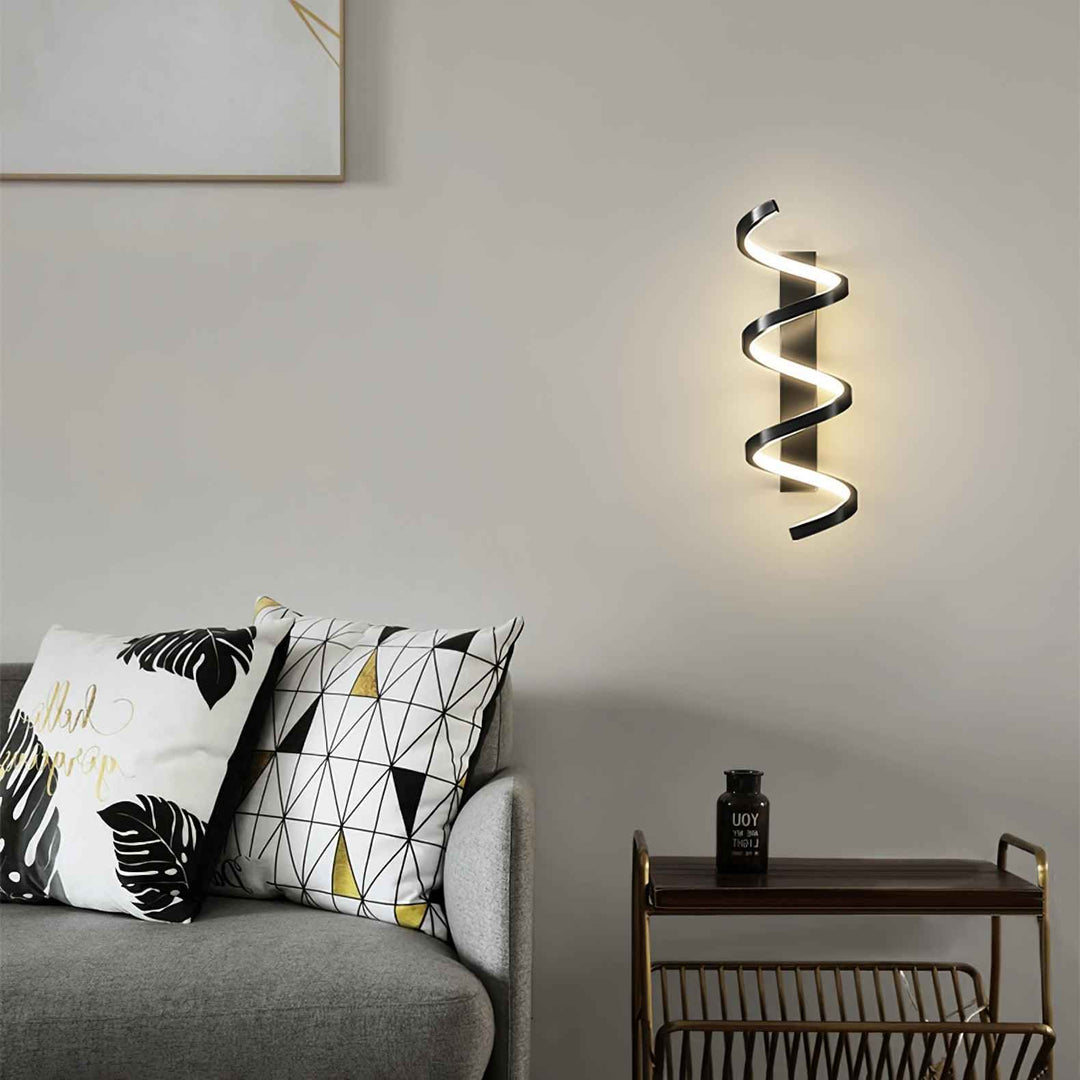 Asilion Acrylique 14cm Noir LED