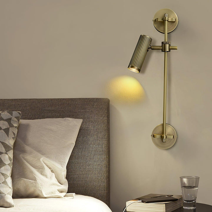 Glintice Applique murale industrielle en laiton - Neutralighting