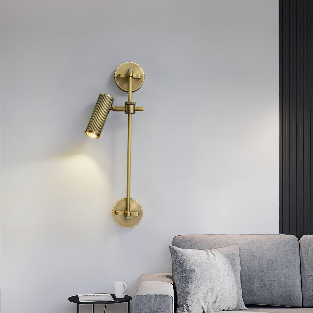 Glintice Applique murale industrielle en laiton - Neutralighting