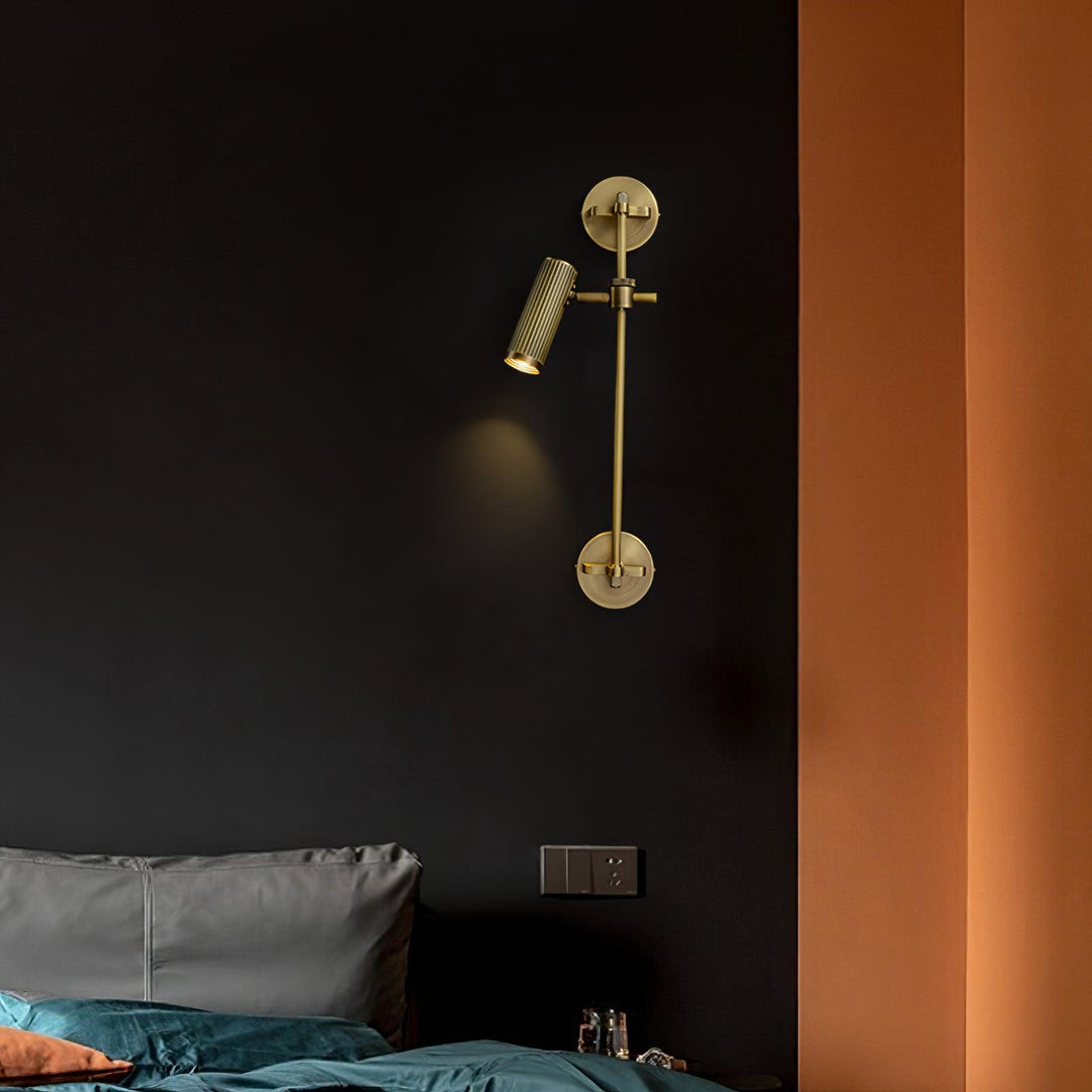 Glintice Applique murale industrielle en laiton - Neutralighting