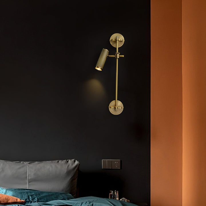 Glintice Applique murale industrielle en laiton - Neutralighting
