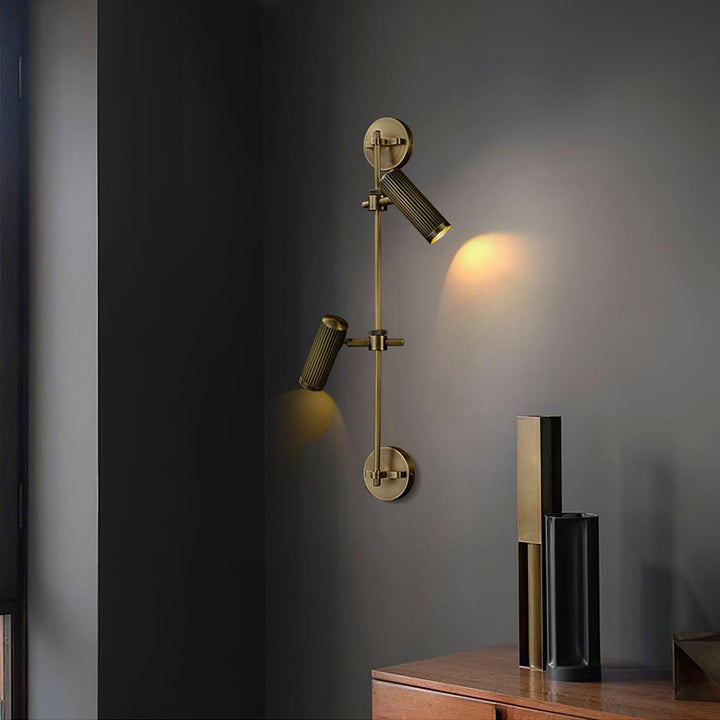 Glintice Applique murale industrielle en laiton - Neutralighting
