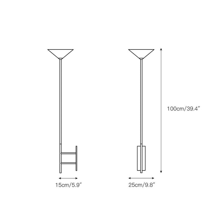 Ilthaion Moderne Minimaliste Empiler LED Métal Applique Murale - Neutralighting