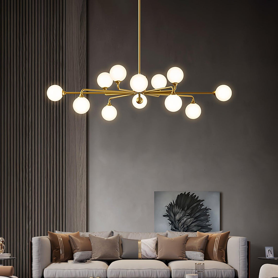 Galaxy Moderne Verre Lustre - Neutralighting