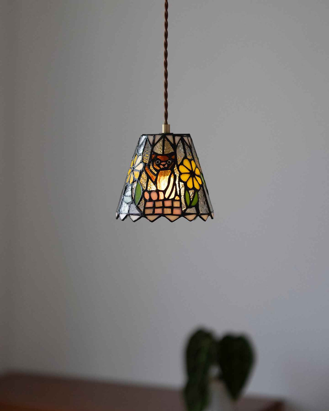 Tale Suspension Fantaisiste en Verre Teinté - Neutralighting