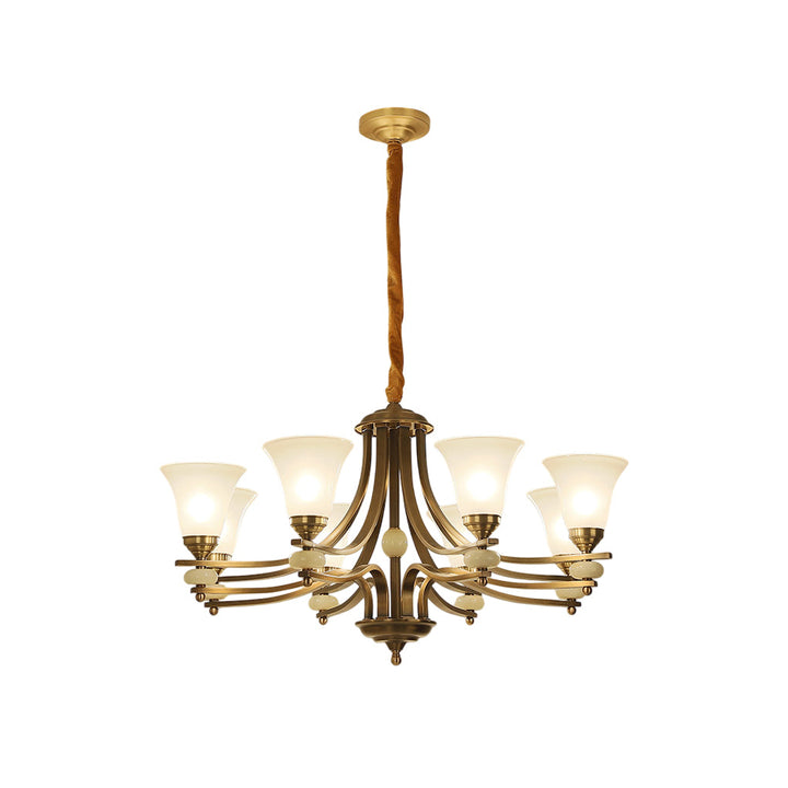 Cizorila Postmodern Luxe Laiton Verre Lustre - Neutralighting