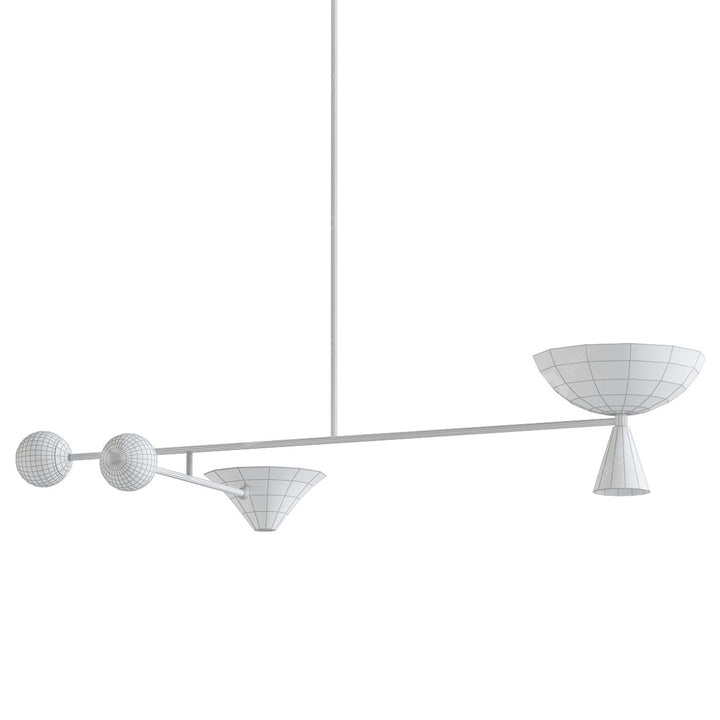 Comareth Moderne Minimaliste Verre Métal Lustre - Neutralighting